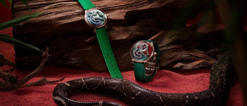 Jaquet Droz unveils two Ophidian Hour Red Gold unique pieces
